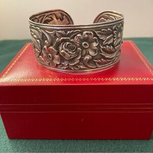 Vintage S. Kirk & Son Sterling Repousee' Cuff/Bracelet